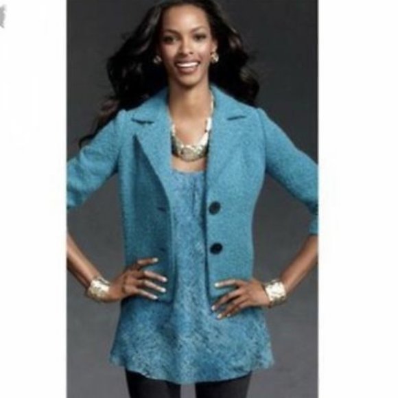 CAbi Jackets & Blazers - Cabi wool blend boucle blazer jacket #186 sz 8